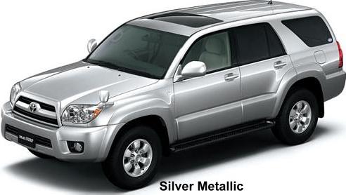 TOYOTA HILUX SURF NEW 2008 MODEL - COLOR - SILVER METALLIC