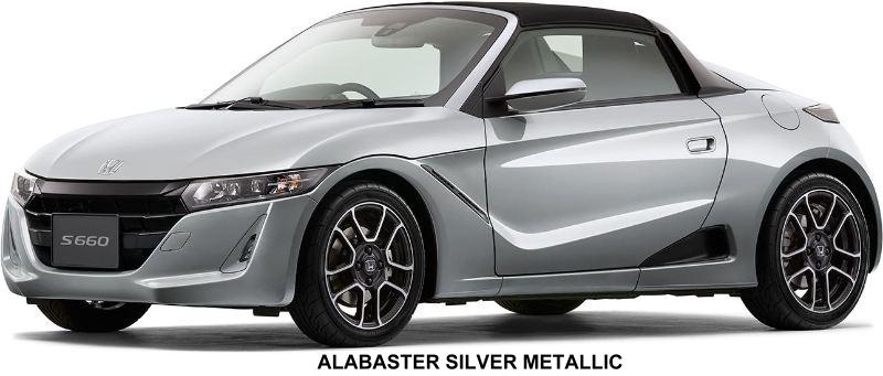 New Honda S660 body color: Alabaster Silver Metallic