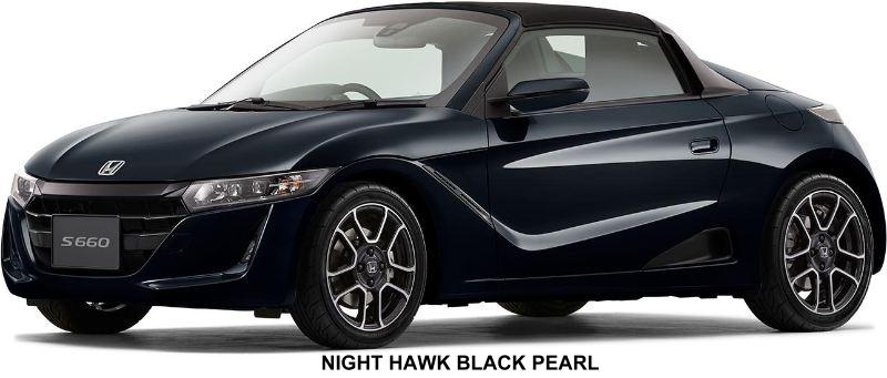 New Honda S660 body color: Night Hawk Black Pearl
