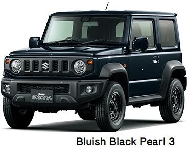 New Suzuki Jimny Sierra body color: BLUISH BLACK PEARL 3
