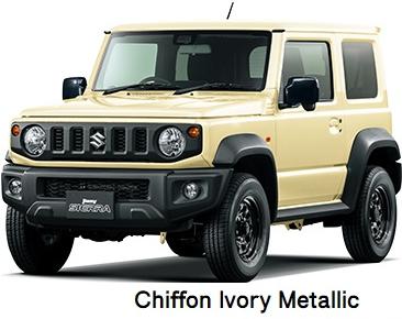 New Suzuki Jimny Sierra body color: CHIFFON IVORY METALLIC
