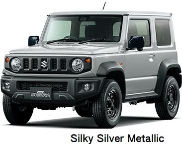 New Suzuki Jimny Sierra body color: SILKY SILVER METALLIC