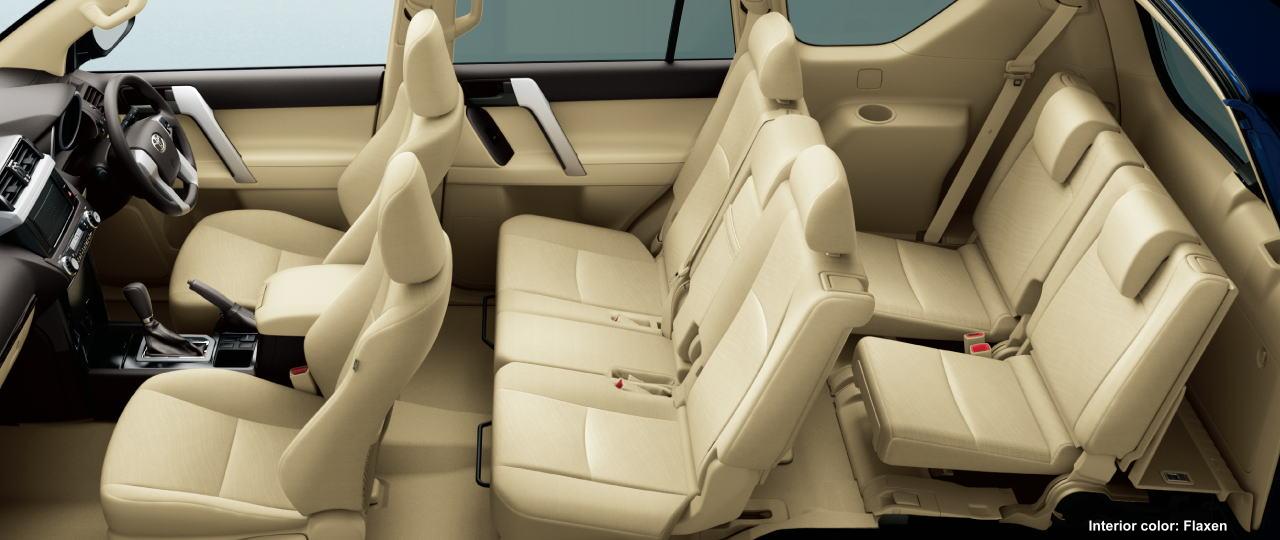 New Toyota Land Cruiser interior color: FLAXEN (BEIGE)
