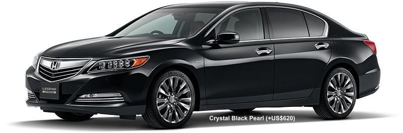 New Honda Legend Body color: Crystal Black Pearl (+US$620)