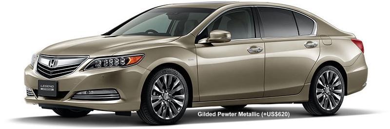 New Honda Legend Body color: Gilded Pewter Metallic (+US$620)