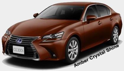 New Lexus GS300H body color: AMBER CRYSTAL SHINE