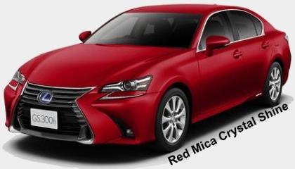 New Lexus GS300H body color: RED MICA CRYSTAL SHINE