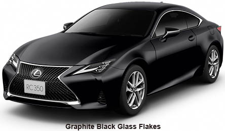 New Lexus RC350 body color: Graphite Black Glass Flakes