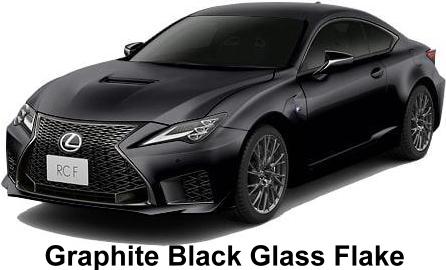 New Lexus RC-F body color: Graphite Black Glass Flake
