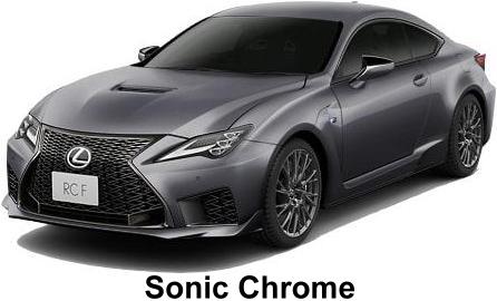 New Lexus RC-F body color: Sonic Chrome