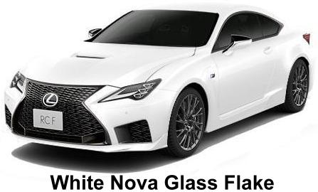 New Lexus RC-F body color: White Nova Glass Flake