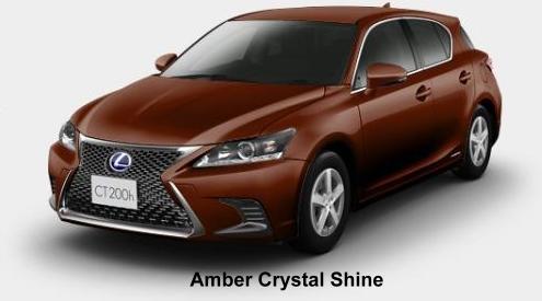 New Lexus CT200H body color: Amber Crystal Shine