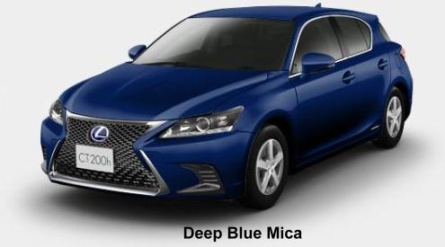New Lexus CT200H body color: Deep Blue Mica