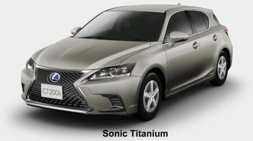 New Lexus CT200H body color: Sonic Titanium