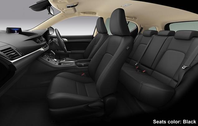 New Lexus CT200H Interior photo: Black