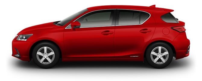New Lexus CT200H photo: Side view image