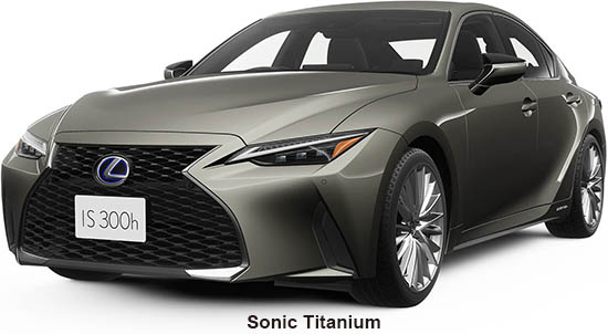 New Lexus IS300h body color: SONIC TITANIUM