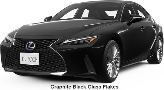 New Lexus IS300h body color: Graphite Black Glass Flakes