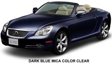 Dark Blue Mica Color Clear
