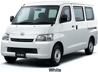 New Toyota Liteace van body color: WHITE