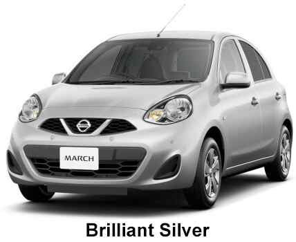 Nissan March Color: Brilliant Silver 3