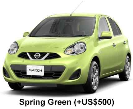 Nissan March Color: Spring Green
