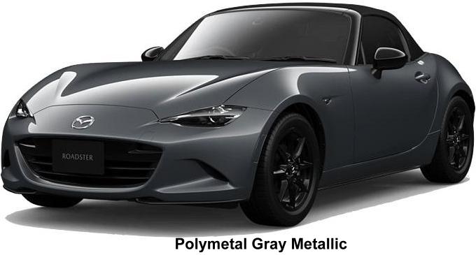 New Mazda Roadster MX5 body color: POLYMETAL GRAY METALLIC