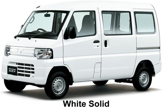 New Mitsubishi Minicab Miev body color: WHITE SOLID