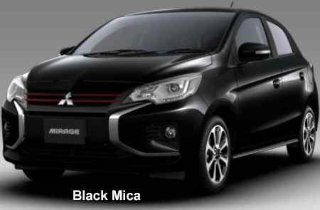 Mitsubishi Mirage Color: Black Mica