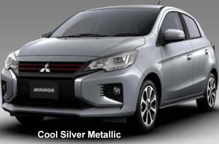Mitsubishi Mirage Color: Cool Silver Metallic