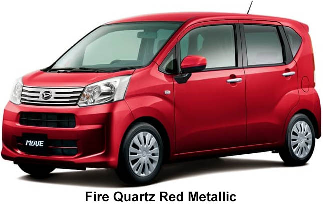 Daihatsu Move Color: Fire Quartz Red Metallic