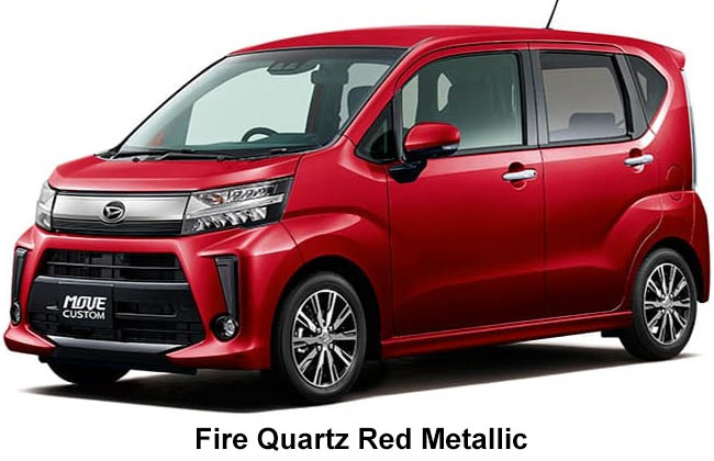 Daihatsu Move Custom Color: Fire Quartz Red Metallic