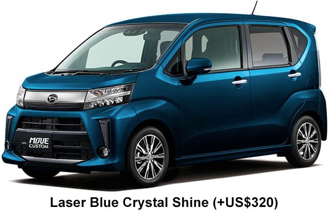 Daihatsu Move Custom Color: Laser Blue Crystal Shine