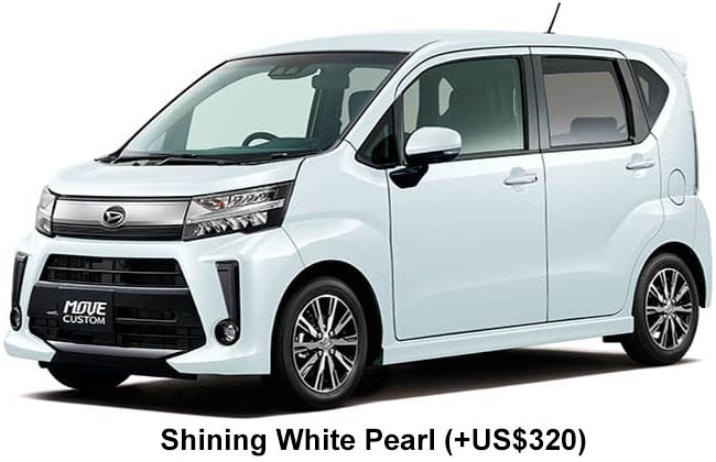Daihatsu Move Custom Color: Shining White Pearl