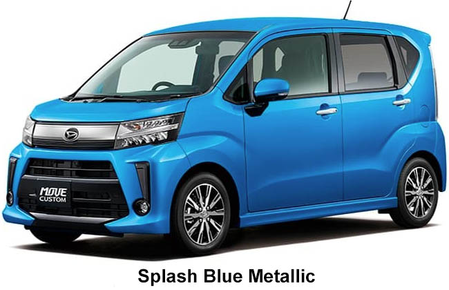 Daihatsu Move Custom Color: Splash Blue Metallic