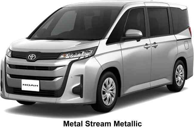 New Toyota Noah Hybrid body color: METAL STREAM METALLIC