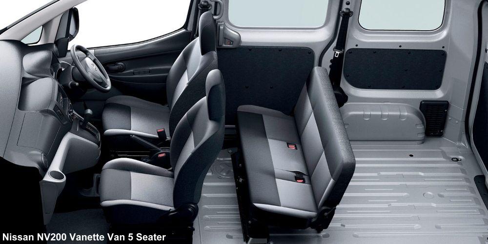 New Nissan Vanette Van: Interior view image (5 Seater Model)