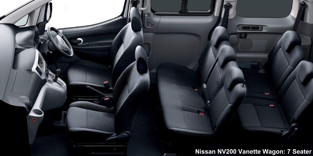 New Nissan Vanette Wagon: Interior view image (7 Seater Model)