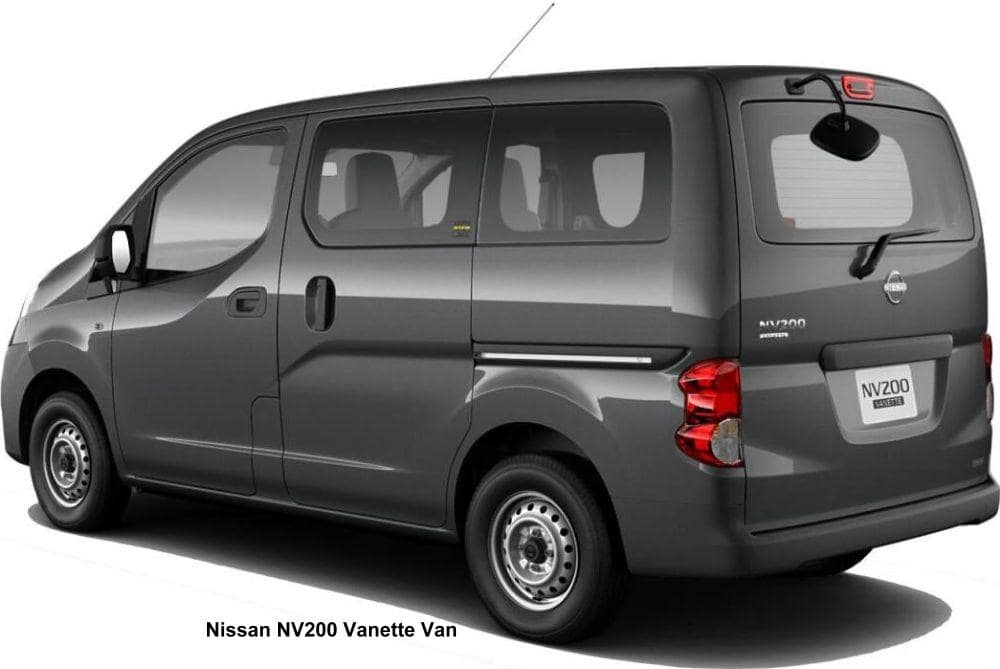 New Nissan Vanette Van: Rear view image