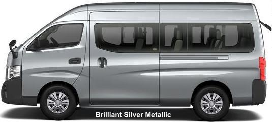 New Nissan NV350 Caravan Micro Bus body color: BRILLIANT SILVER METALLIC