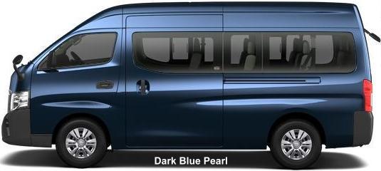 New Nissan NV350 Caravan Micro Bus body color: DARK BLUE PEARL
