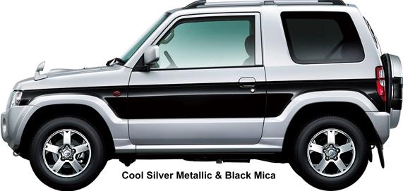 Cool Silver Metallic & Black Mica (Two Tone Color)
