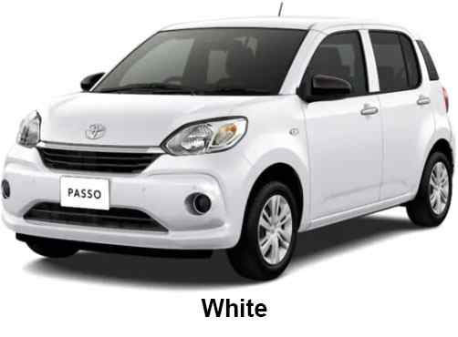Toyota Passo Color: White