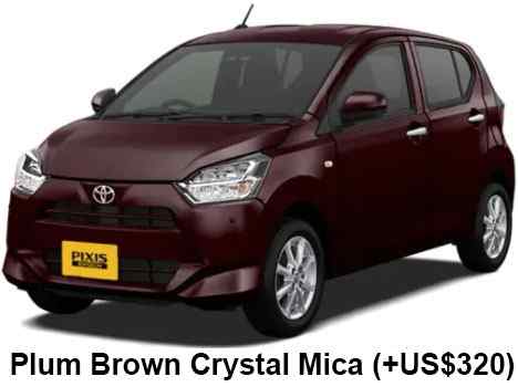 Toyota Pixis Epoch Color: Plum Brown Crystal Mica
