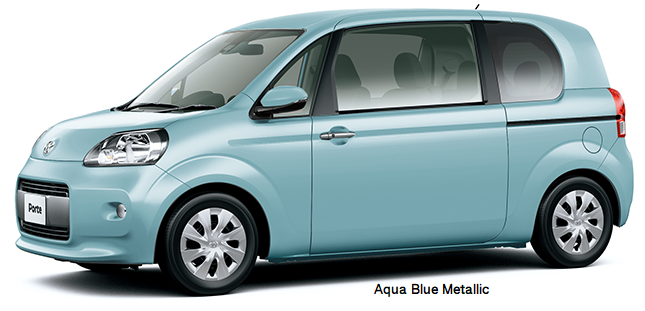 New Toyota Porte body color: AQUA BLUE METALLIC