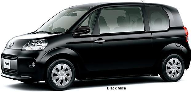 New Toyota Porte body color: BLACK MICA