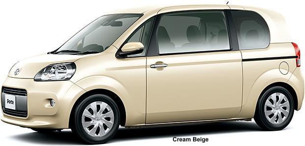 New Toyota Porte body color: CREAM BEIGE