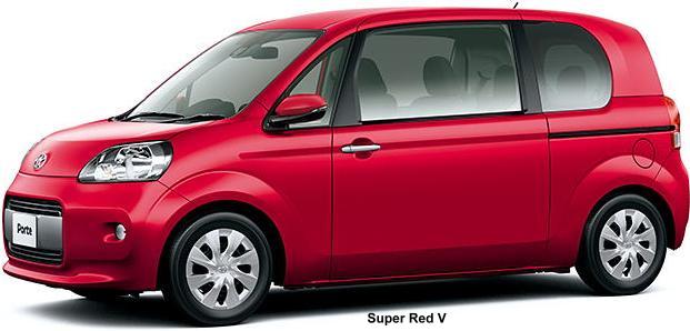 New Toyota Porte body color: SUPER RED V