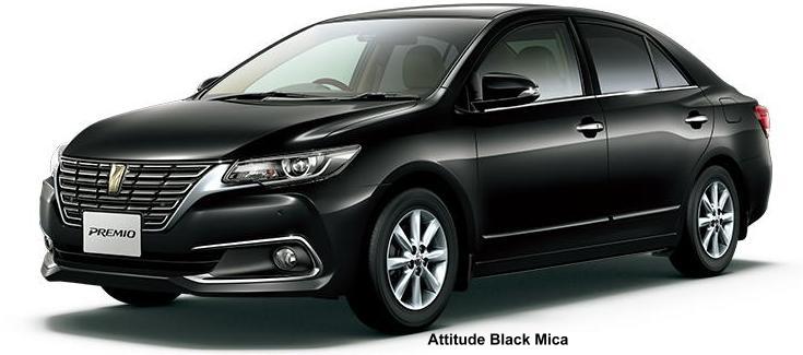 New Toyota Premio body color: ATTITUDE BLACK MICA
