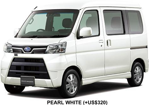New Subaru Dias Wagon body color: Pearl White III (option color +US$320)